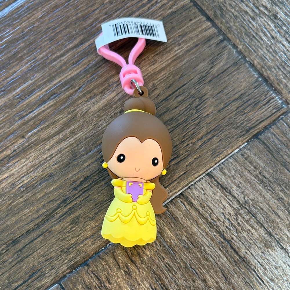 Belle Disney Princess Bag Clip Keychain